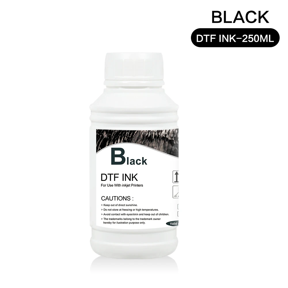 5*250ML DTF Ink Kit for Direct Transfer Film for All Desktop Large Format L805 L1800 XP600 ET-8550 XP-15000 DTF Printer DTF Ink