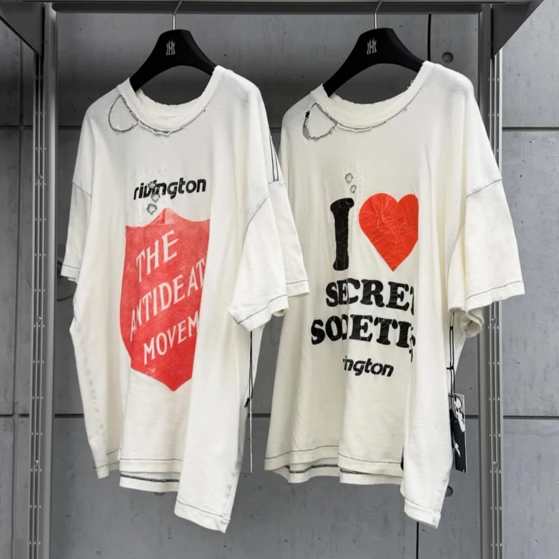 THE ANTIDEATH MOVEMENT RRR123 T-Shirt Men Women Secret Societies Oversized RRR-123 Top T Shirt Tee