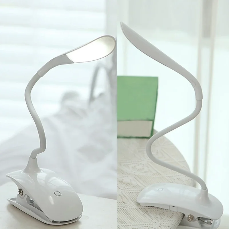 

LED Desk Lamp Foldable Dimmable Touch Table Lamp DC5V USB Powered Table Light 6000K Night Light Touch Dimming Portable Lamp