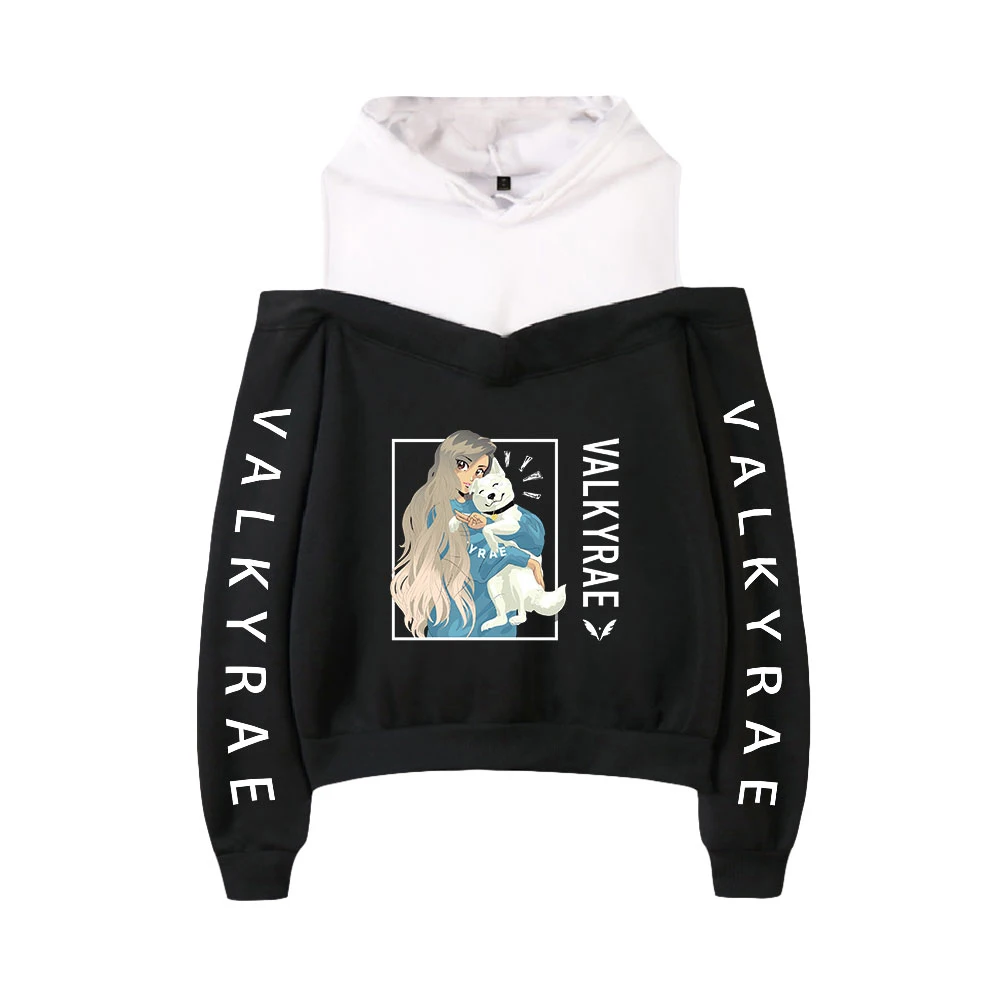 Valkyrae Merch-Sweat à Capuche pour Femme, Pull Harajuku, Streetwear des Années 90, Vêtements à la Mode