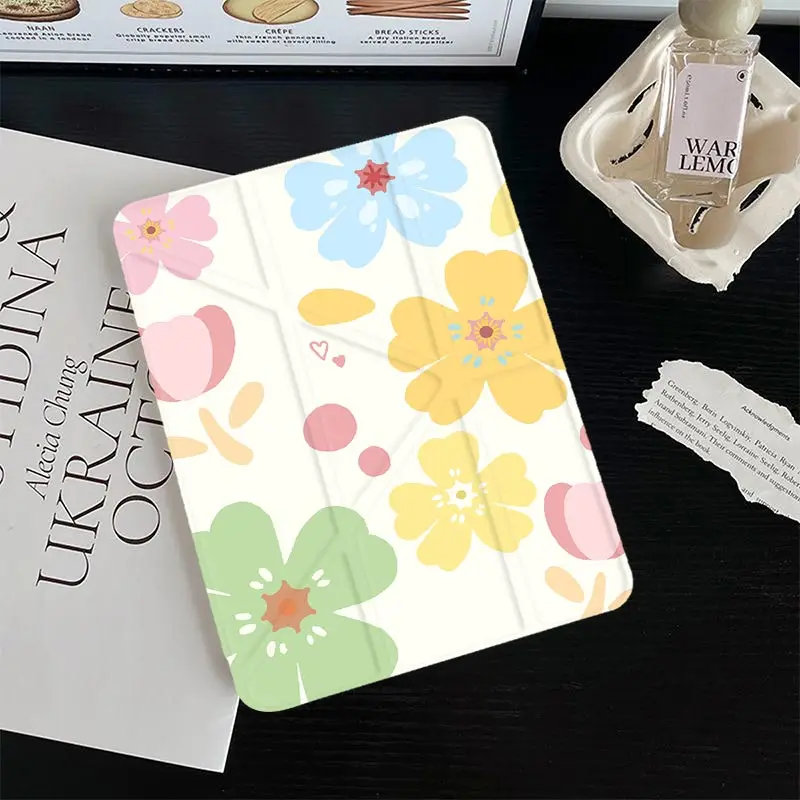 Anti-Bending 3+Y Fold Case For Redmi Pad SE 11 inch Redmi Pad Pro 12.1 Redmi Pro2 2025 12.1 Xiaomi Pad 5/6/7 11 inch