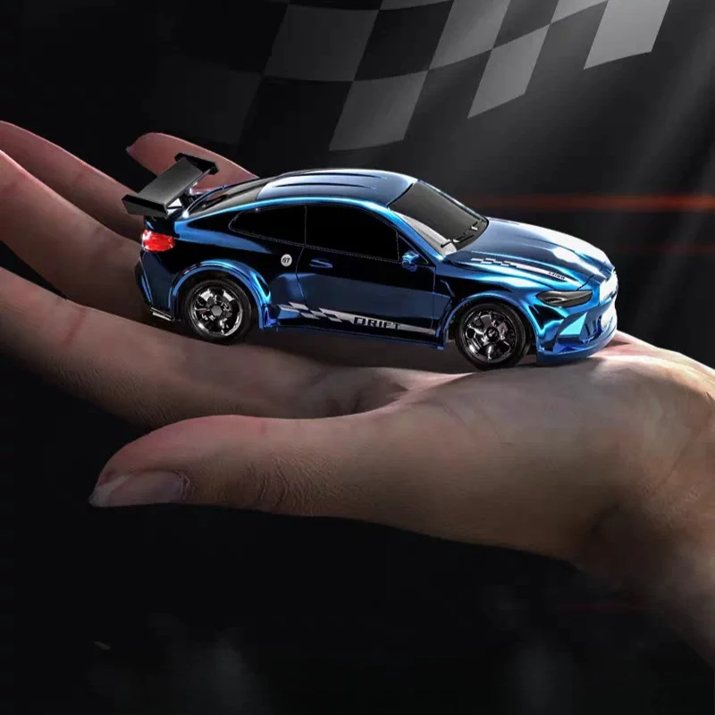 1/64 KF20 4WD RC Drift Racer 2.4G Mini Desktop GTR Model Simulation Toy Car Collector's RC Enthusiast Ornament view 6