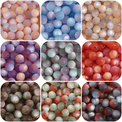 10/20pcs Hars Matte Cat Eye Kralen Multi Kleur 8mm 10mm Losse Spacer Kralen Voor handgemaakte Armbanden DIY Sieraden Maken Accessoires