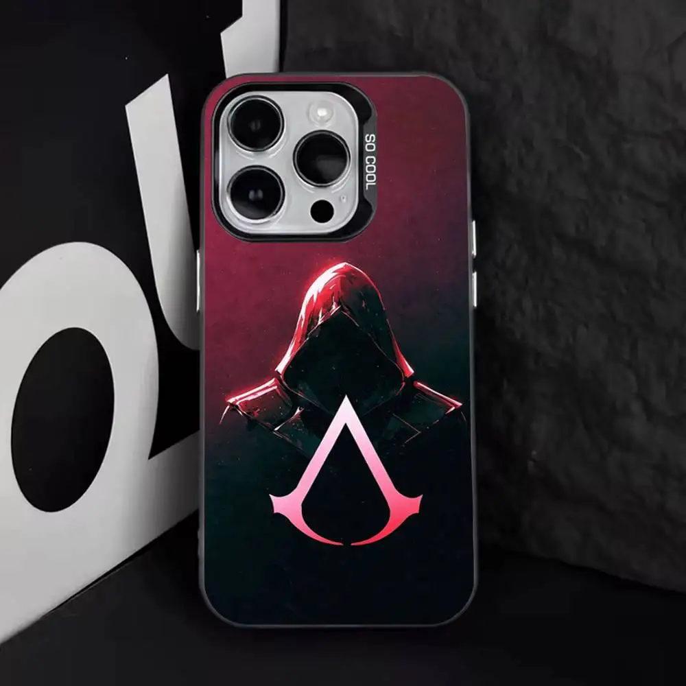 حافظة هاتف A-AssassinES Game C-Creed لهاتف iPhone 17,16,15,14,13,12,11,Pro,Max,Plus,E,Air,Mini Black Tpu