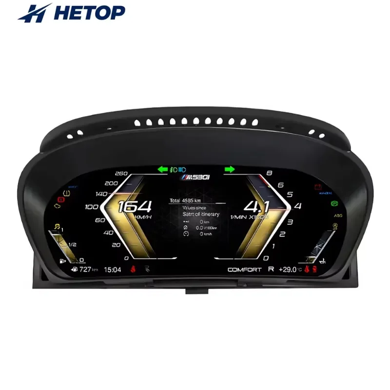 E70 2006-2013 with the Upgrade LCD Instrument Panel Without Functionality Central Control Screen Carplay for
