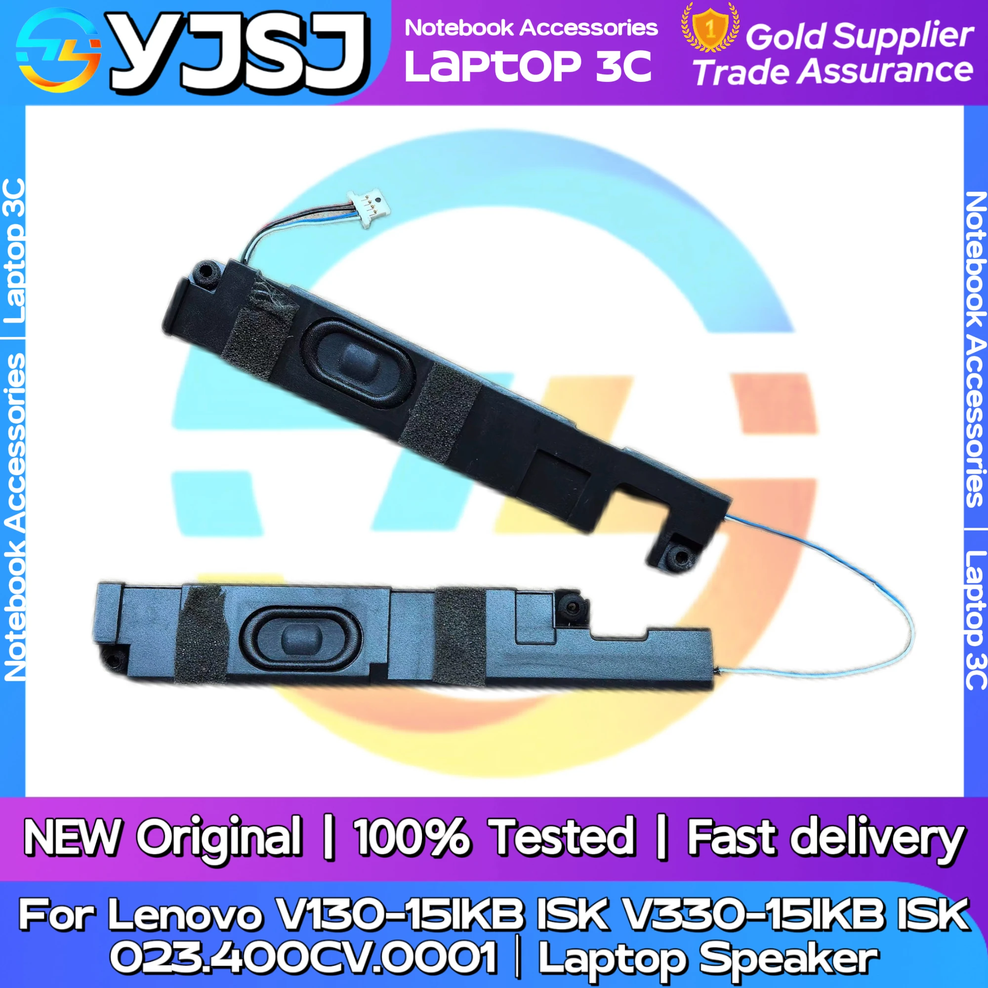 

New Original Laptop Speaker For Lenovo V130-15IKB V130-15ISK V330-15IKB V330-15ISK built-in speaker horn audio 023.400CV.0001