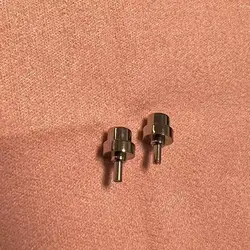 1 Piece Stainless Steel Watch Pusher Screw in Type Watch Push Button Replacement with Long Post for 3717 Watch Repair W1662