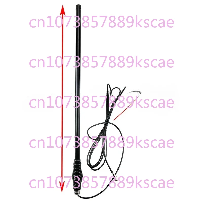 Vehicular Transceiver Antenna Off-Road Vehicle Modified GME Antenna Cattle Bar Decorative Thick Antenna 0.7/1.2 M