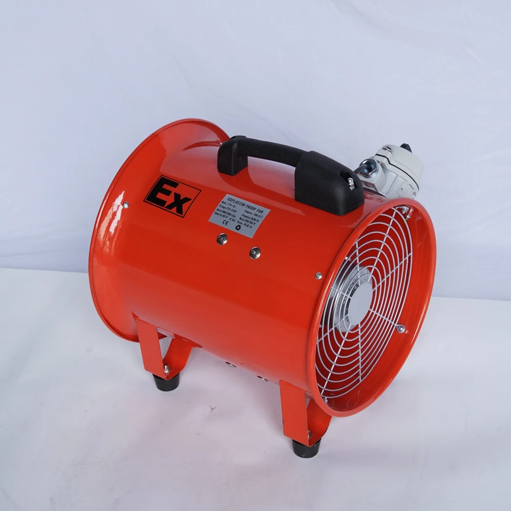 Industrial Pneumatic Portable Explosion Proof Axial Fan 24 Inch Dimension for Marine Professional Ventilation Applications