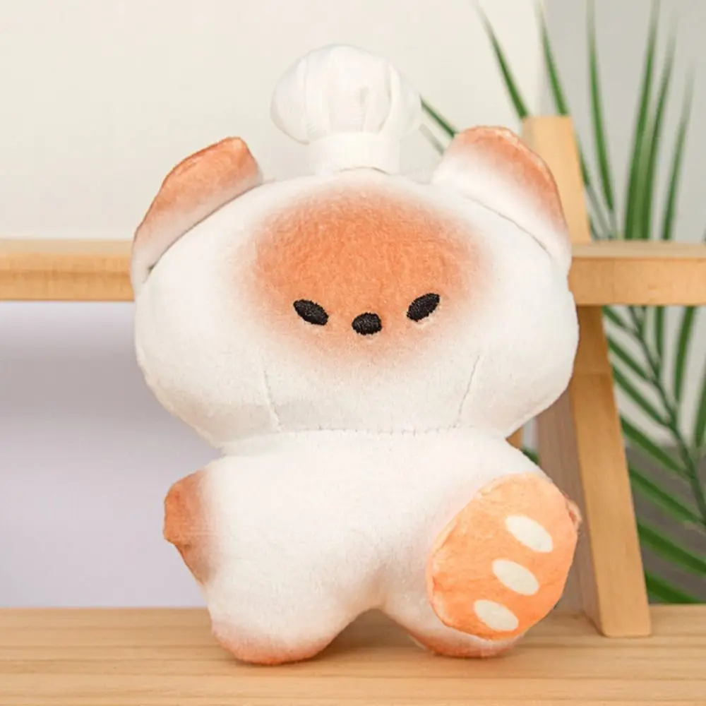 PP-katoen dier brood kat sleutelhanger collectie pluizige kat sleutelhanger hangende comfortabele knuffeldier tas hanger jongens en meisjes