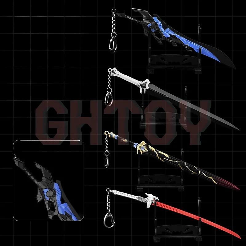 21cm/8.27in Honkai: Star Rail Samurai Sword Cosplay Katana Metal Weapon Props Game Peripherals Toys Sports Boys Gift Collectible