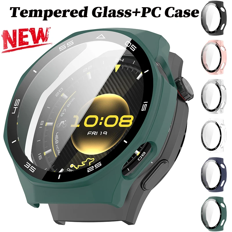 Tempered Glass+Hard PC Watch Case For Huawei Watch GT 7 6Pro 46mm Screen Glass Anti-scratch Protective Shell Scale