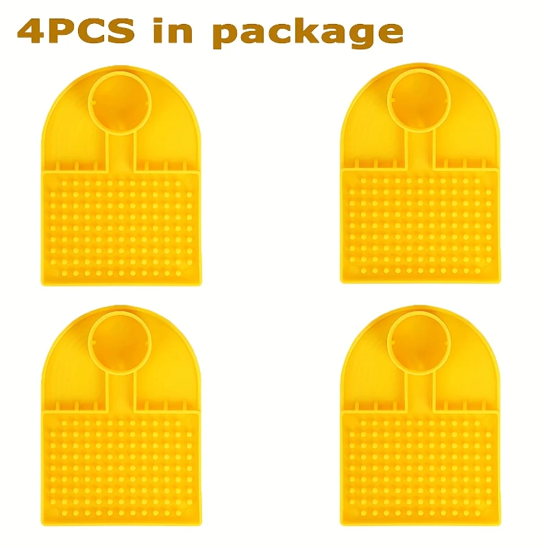 4PCS Bees Water Feeder New Design Entrance In Beehive Feeding Internal Mineral Bottle Adaptor Anti Drowning Beekeeping Supplies