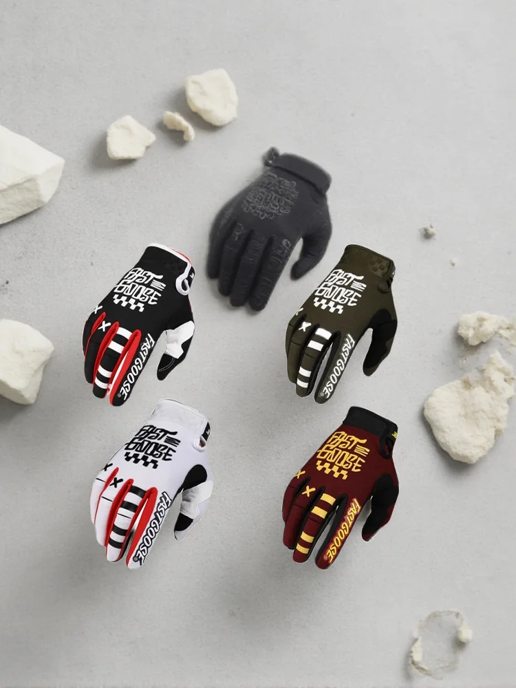 AliExpress NONE FASTGOOSE Summer ATV MTB Motocross Gloves Breathable Touchscreen Full Finger for Men & Women - Adventure-Ready & Anti-Slip Grip