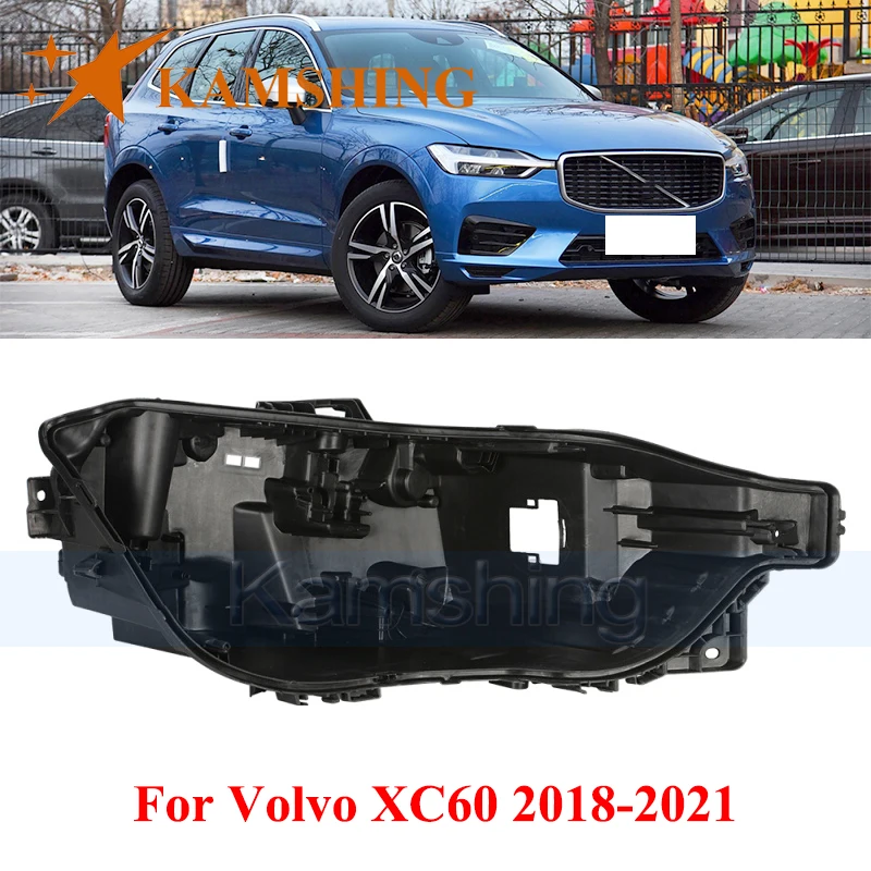 

CAPQX Front Headlight Base Cover For Volvo XC60 2018-2021 Head Lamp Back House Headlamp Rear Shell