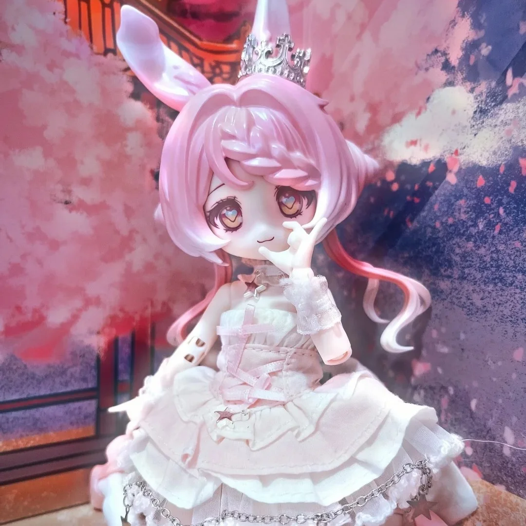Come4free 1/12 Bjd boîte aveugle Bonnie météorologique étoile langue série Kawaii lapin Bjd bureau articulé figurine jouets