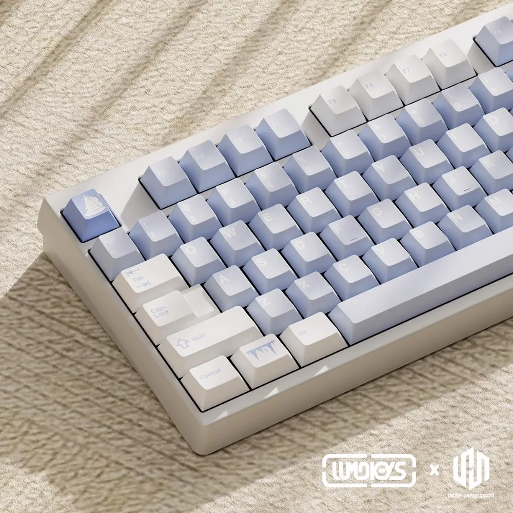 

Severe Winter Theme Keycap Set 183Keys PBT Custom Cool Cherry Profile Key Cap for Mechanical Keyboard Accessories Gift lucky65V2