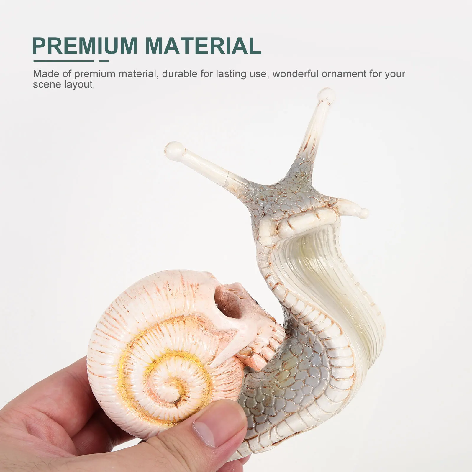 Resina premium micro crânio caracol ornamento halloween paisagem decoração para planta pote mesa superior diy artesanato cena layout jardim