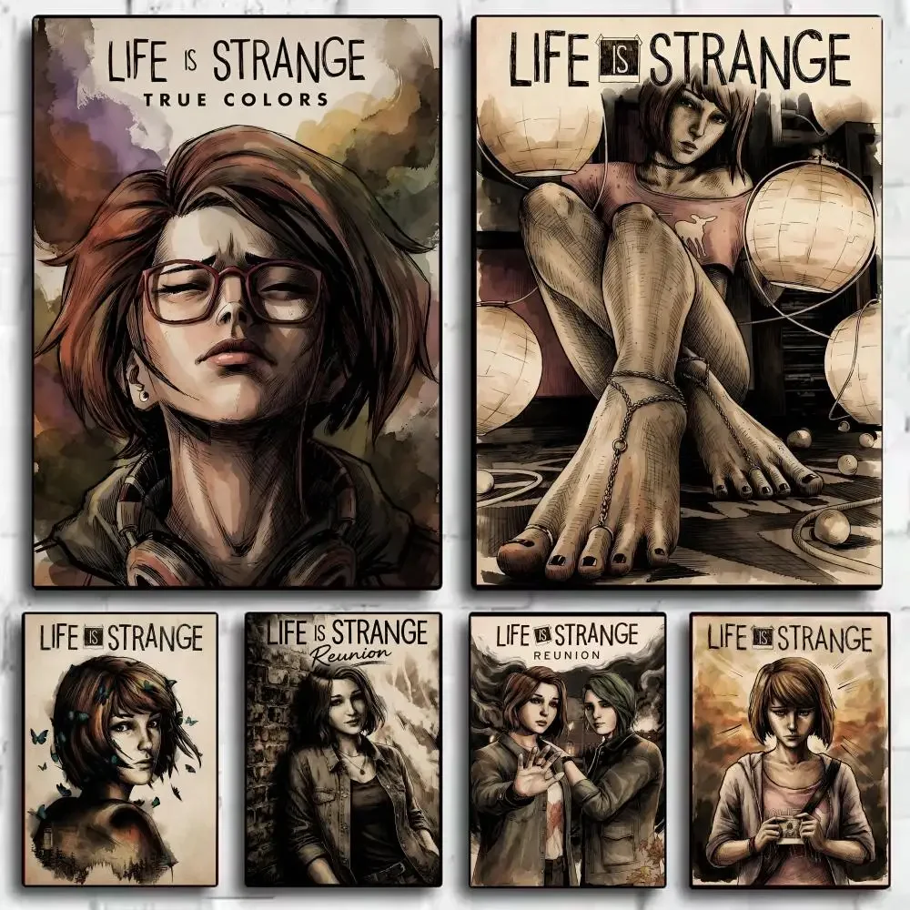 Life Is S-Strange Poster HD Wall Stickers Mural Self-Adhesive Decals Home Decor Bedroom & Living Room Gift Idea