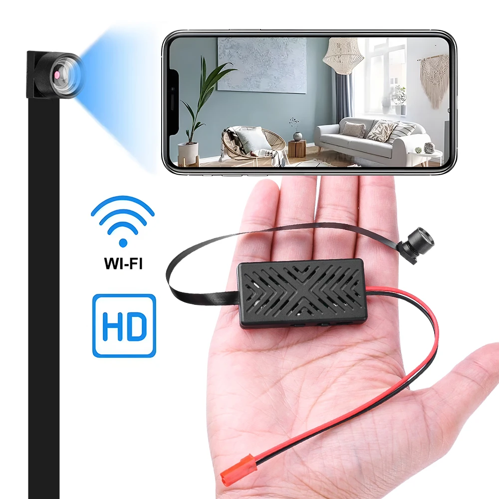 HD 1080P WiFi IP Mini Camera Real-time Home Security Motion Detection Micro Camcorder DIY Module Remote Contro Video Recorder