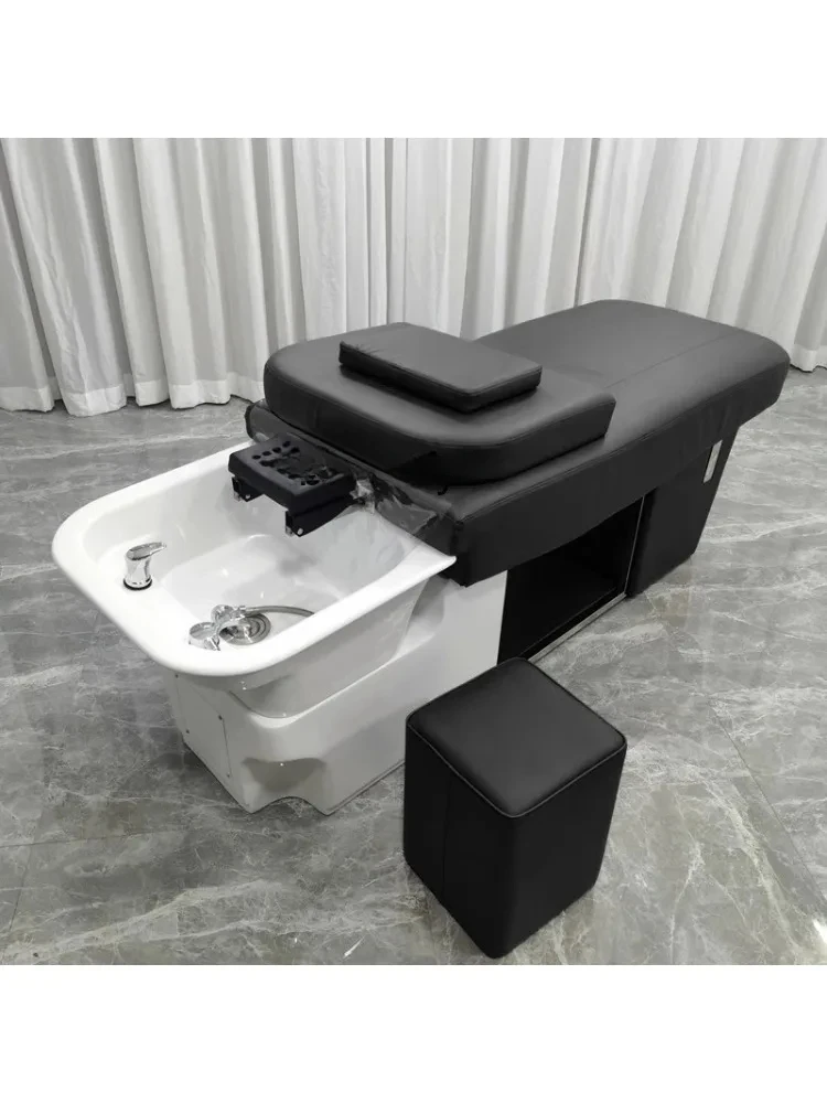 Hair Saloon Thai Shampoo Chair Hair Salon Lying Completely Hair Flushing Bed Head Massage with One-Type Body Water Heater