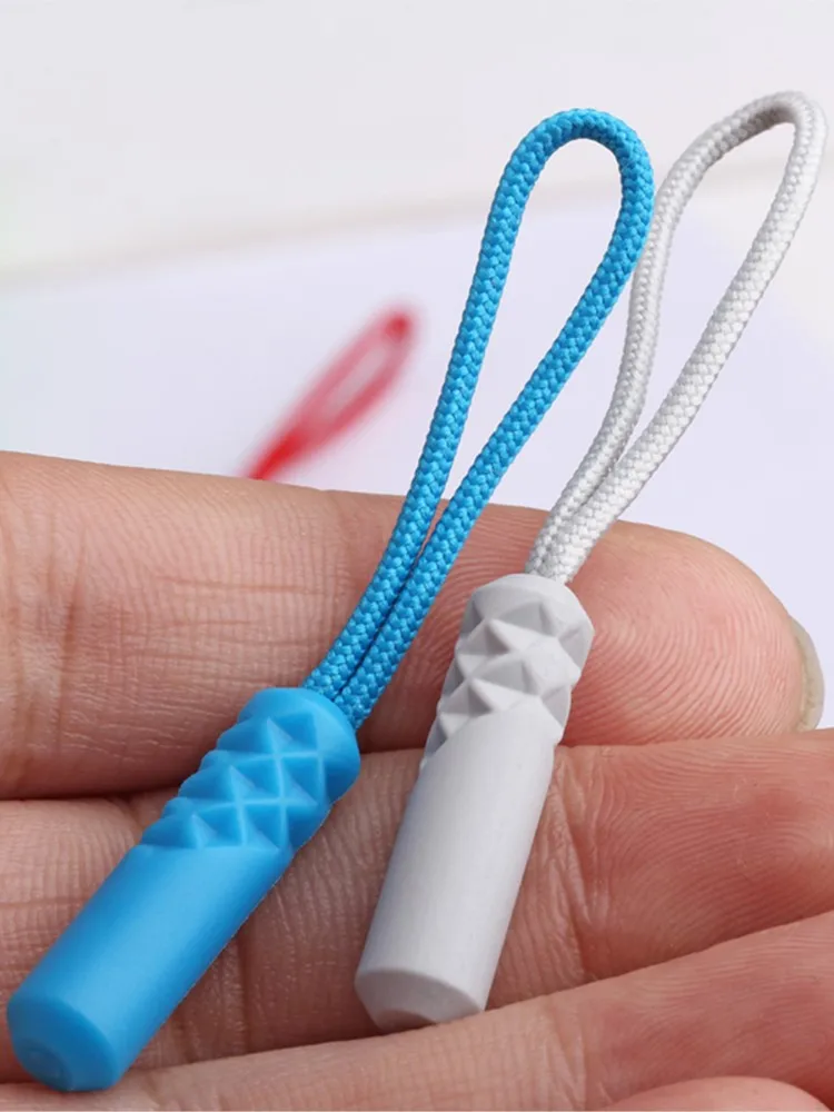 Extracteur de traction de fermeture éclair, 10/20 pièces, Clip de remplacement d'étiquette de corde, fixateur de boucle cassée, languette de cordon de fermeture éclair, sac de voyage, valise, tente,