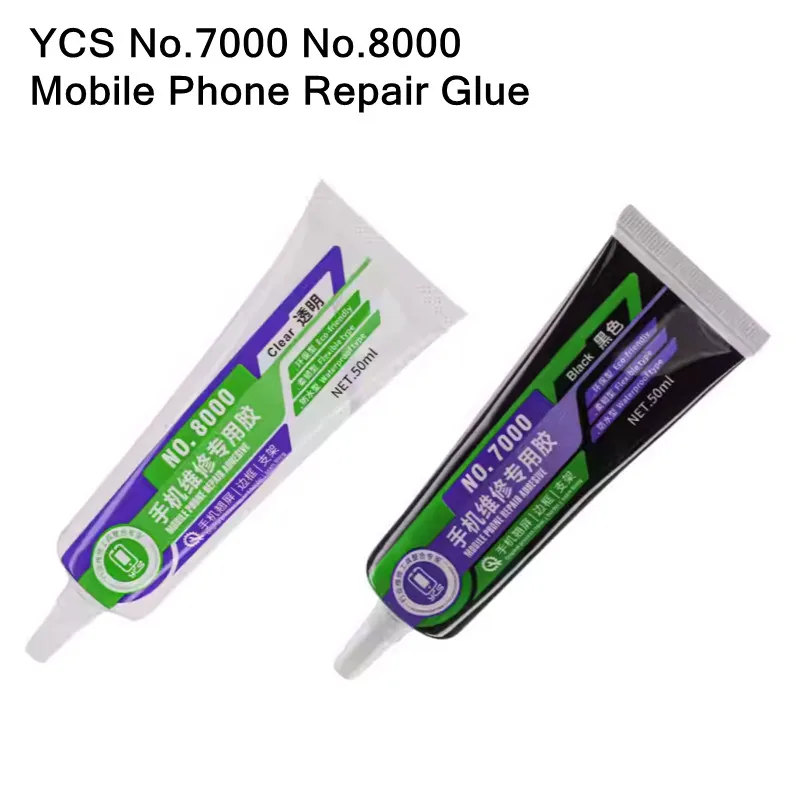 

YCS No.7000/No.8000 50ML Screen Border Sealant for Mobile Phone Repair Quick Curing Middle Frame Back Cover Sealing Glue