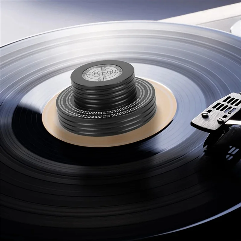 

APPLIA-Record Weight LP виниловый зажим для пластинок, стабилизатор уровня поворотного стола, аксессуары для вибрационного проигрывателя, черный