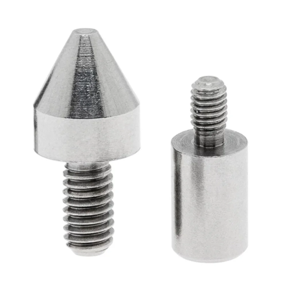 10 Stück/Beutel Edelstahl 303 Positionierstifte M6 Konischer Rundkopf mit Flachkopf Außengewinde Metall-Einsatzschraube 5mm Verriegelungsbefestigung – Detail 13