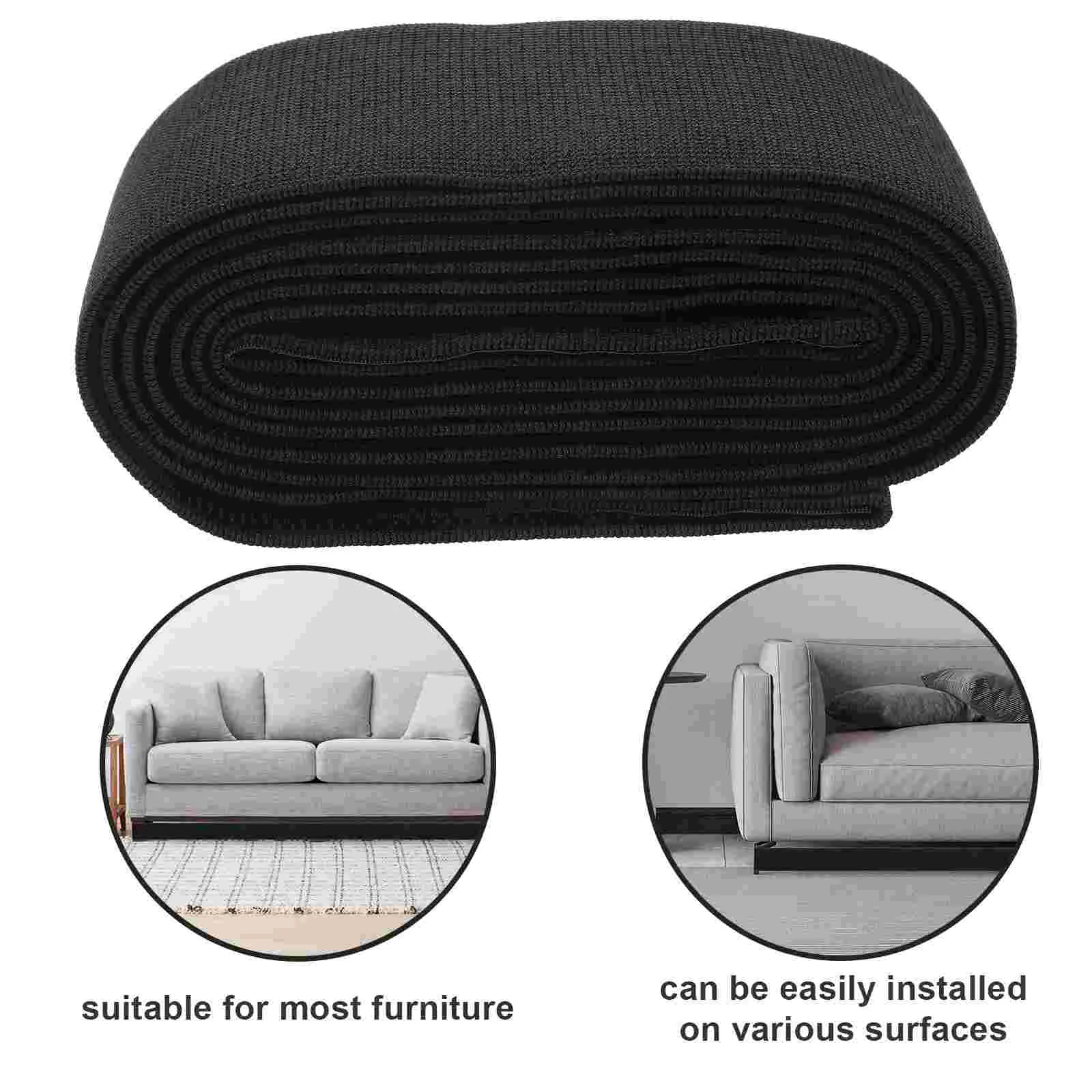 s Adjustable Nylon Sofa Protector Toy Blocker for Under Couch Furniture Prevents Items Stuck Easy Cut to Size Suitable Most