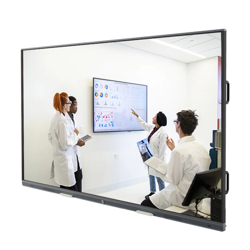 Factory Price OEM 65 75 86 Inch Multi-Point Touch 4K Screen Smart Whitebboard Flat Panel Digital Display Interactive Board