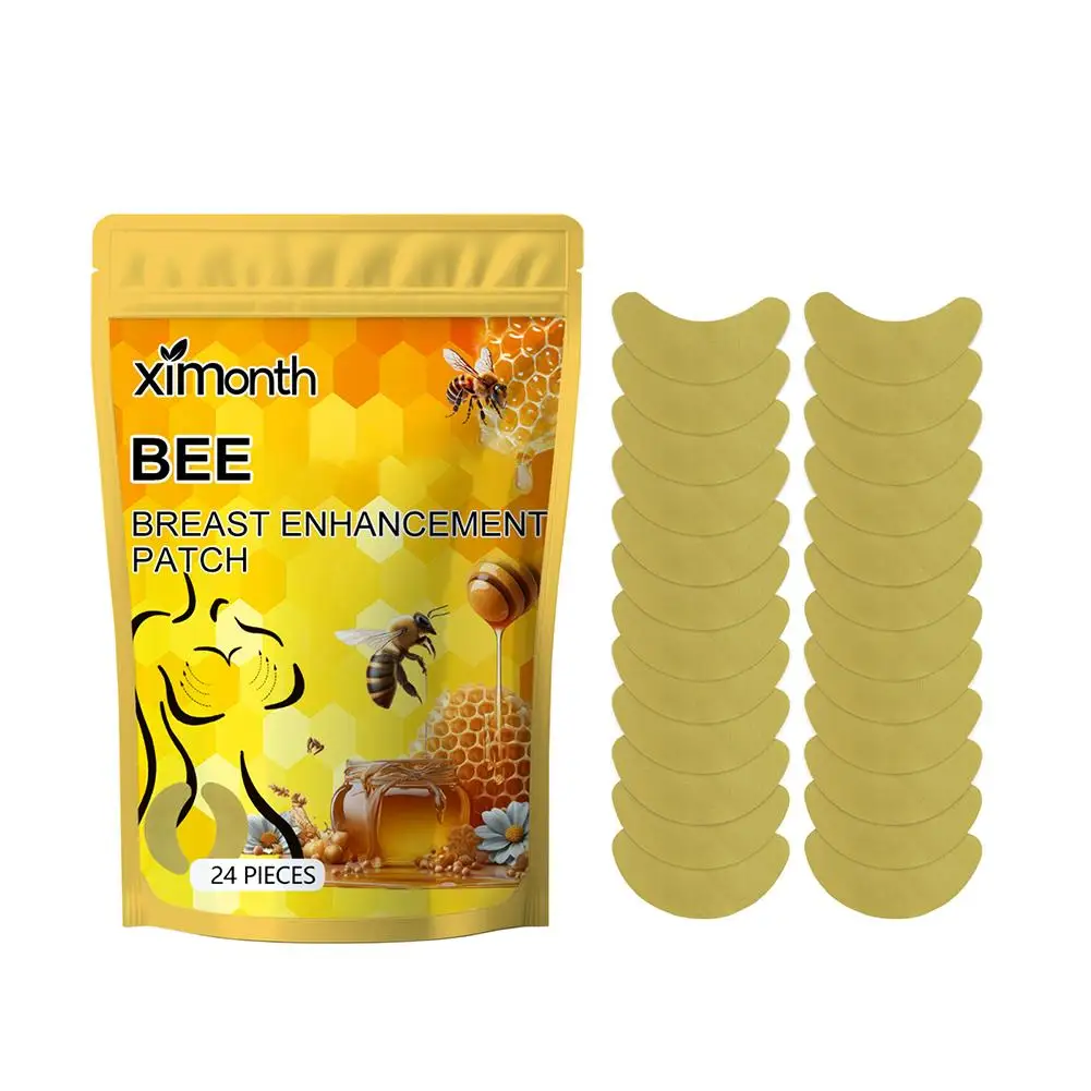 24pcs Breast Enlargement Patches Chest Enhancer Promote Female Hormone Lift Firming Breast Growth Plumping Massage Patch