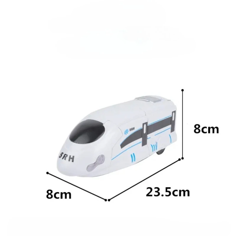 Juguete robot de tren de alta velocidad transformable eléctrico