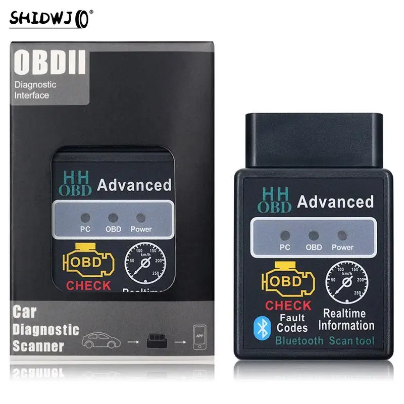 HH OBD V2.1 Bluetooth Automotive Fault Detector ELM327 OBD2 Car Diagnostic Wireless Scanning Tool For A Variety Of Car Models