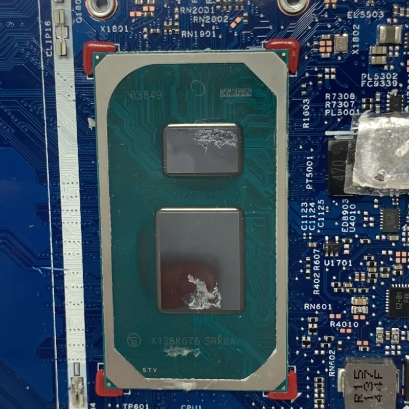 Para hp 14-dy M45034-001 M45034-501 M45034-601 com srk0a 7505 cpu 448.0mq04.0021 203032-2 placa-mãe do portátil 100% completo testado ok