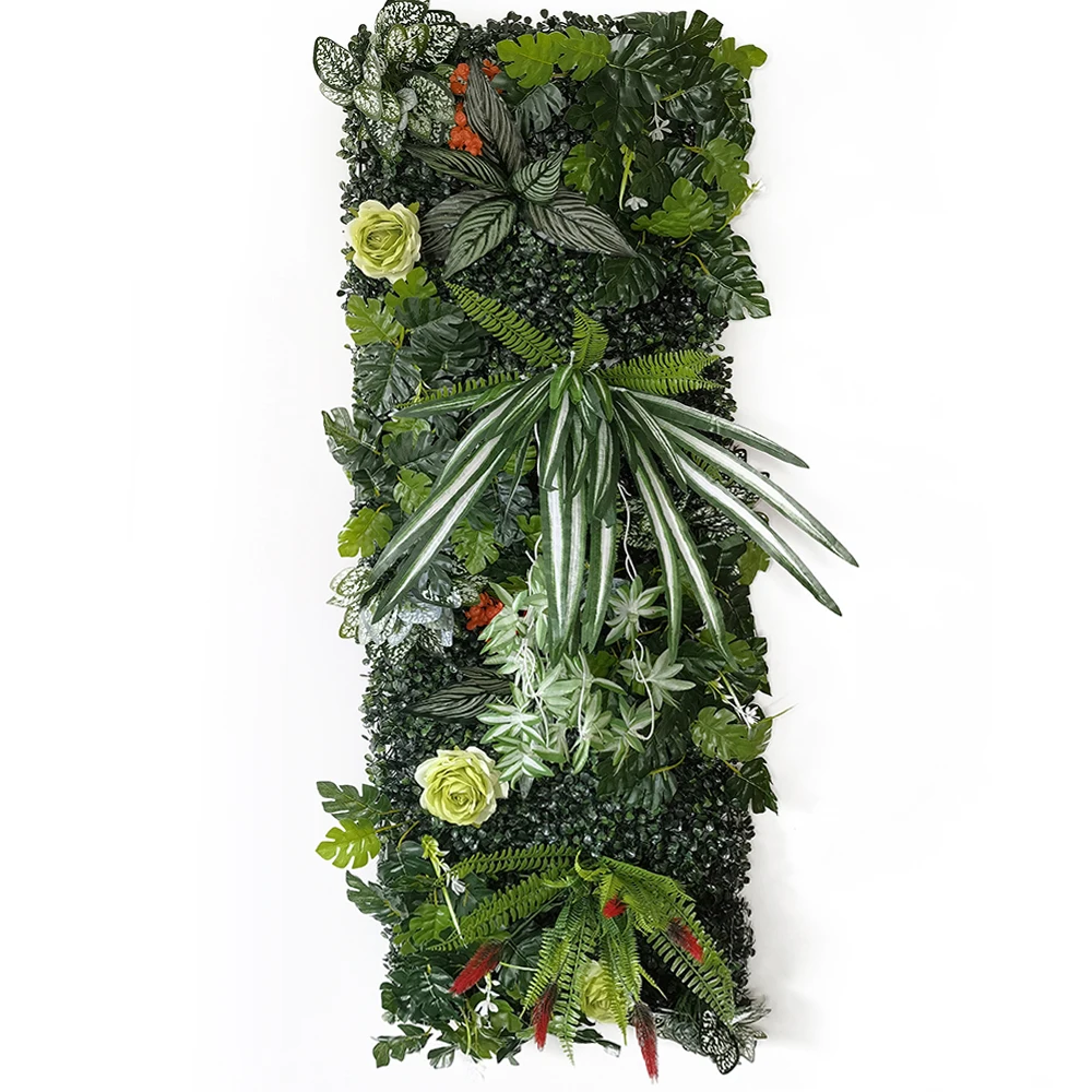 

NEW 40CM * 120CM Artificial Plant Lawn Green Garden Decoration Wall Plant Garden Outdoor Indoor Decoration