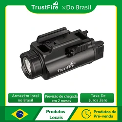 Trustfire GM35 Taktische LED-Taschenlampen, Waffen-Mini-Pistolenlichter, 1350 Lumen, USB wiederaufladbar, Schnellverschluss-Pistole, 1913/GL-Schiene