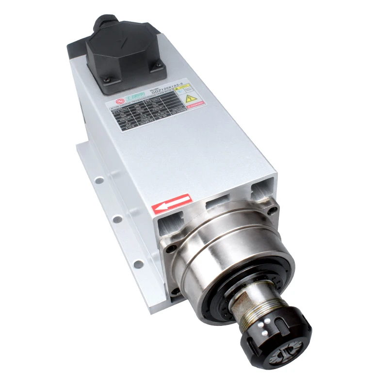 

GDZ120x103-6 Cnc Router Spindle 18000rpm 6kw Wood Router air Cooled Cnc Spindle Motor Machine Tool Spindle