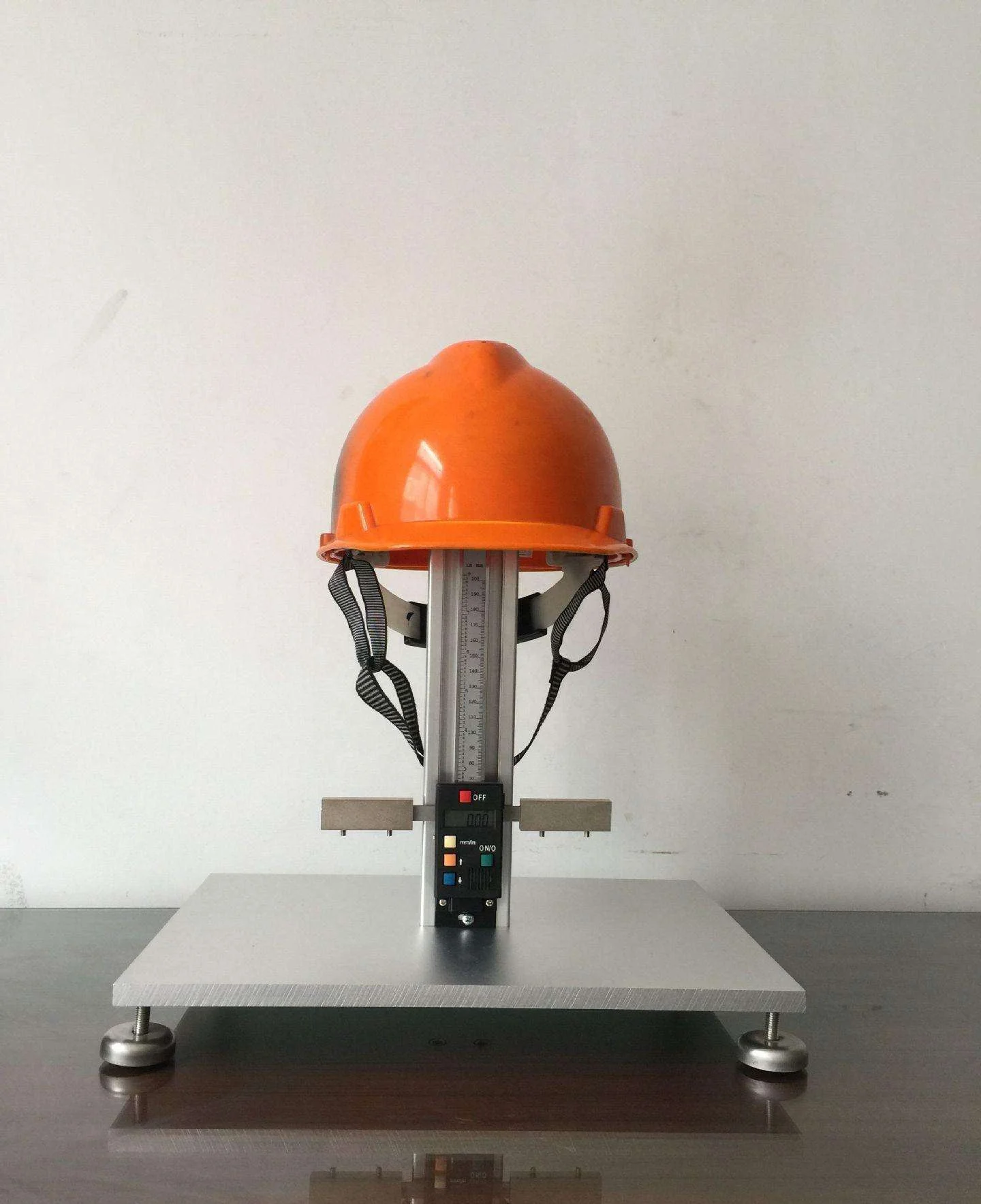 Safety Helmet Vertical Spacing Height Measuring Tester