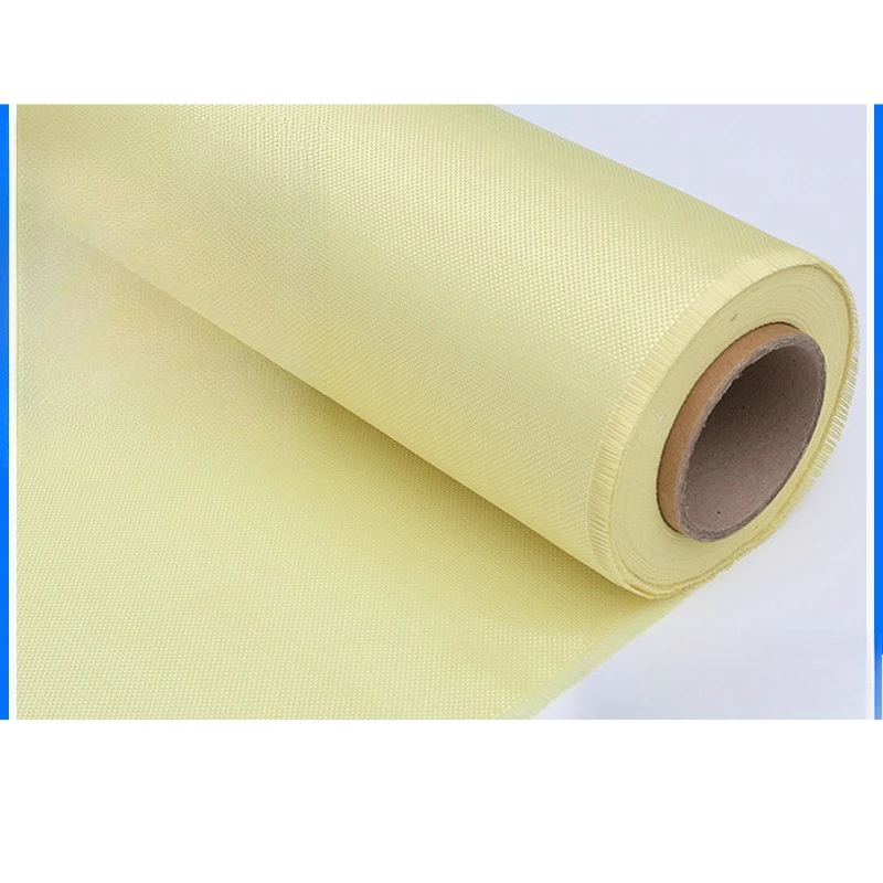 Aramid cloth fiber two-way woven cloth, yellow aramid cloth, large amount from excellent aramid cloth