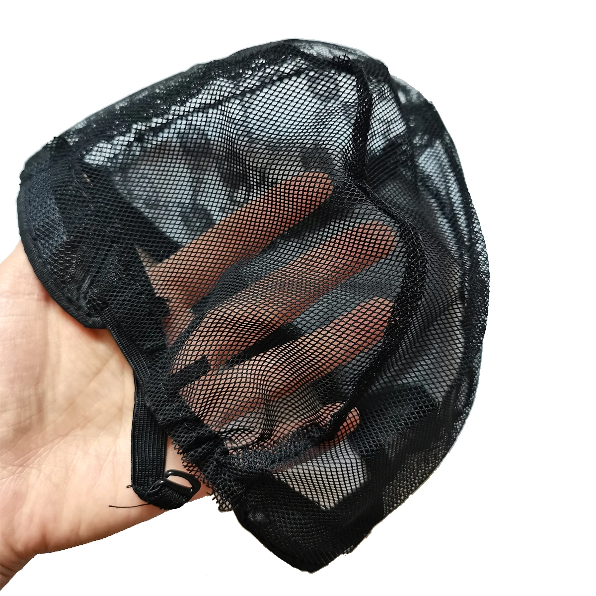 

1Pieces Nylon Black Color Hair Net Wig Cap Lace Wig Caps For Wigs Hair Mesh Net Adjustable Straps for Women Men