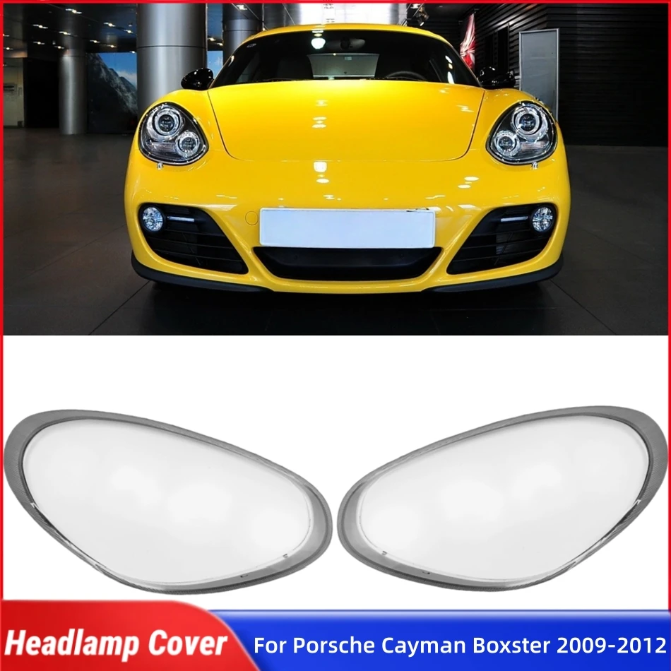 

Для Porsche Cayman Boxster 2009 2010 2011 2012, аксессуары, абажуры, лампы, фары, передняя фара автомобиля, крышка объектива, корпус