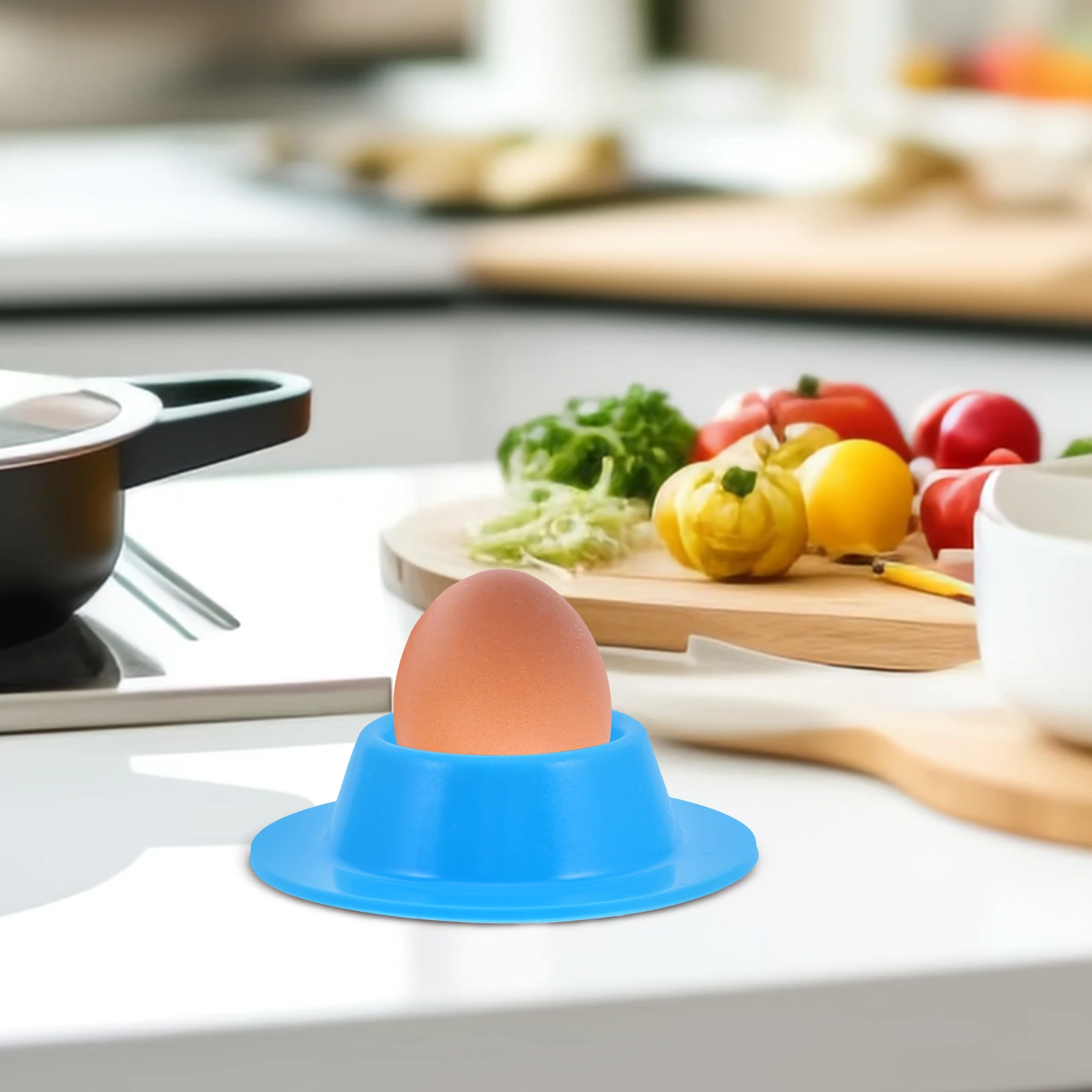 

Eggs Boiled Cups Holder Coddler Camping Breakfast Chicken Cooking Tools Sky-blue Holders Baked