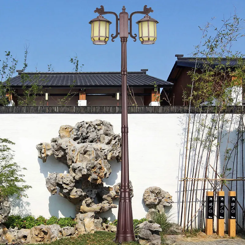Super Bright Outdoor Waterproof Street Lamp for Home Garden Villa Courtyard High Pole Landscape Lighting ≈260CM