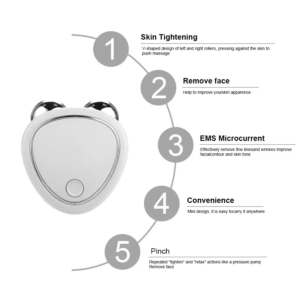 Massageador facial ferramenta de cuidados com a pele rosto aperto levantamento endurecimento colágeno impulsionando cuidados com a pele dispositivo massageador feminino ferramenta de beleza