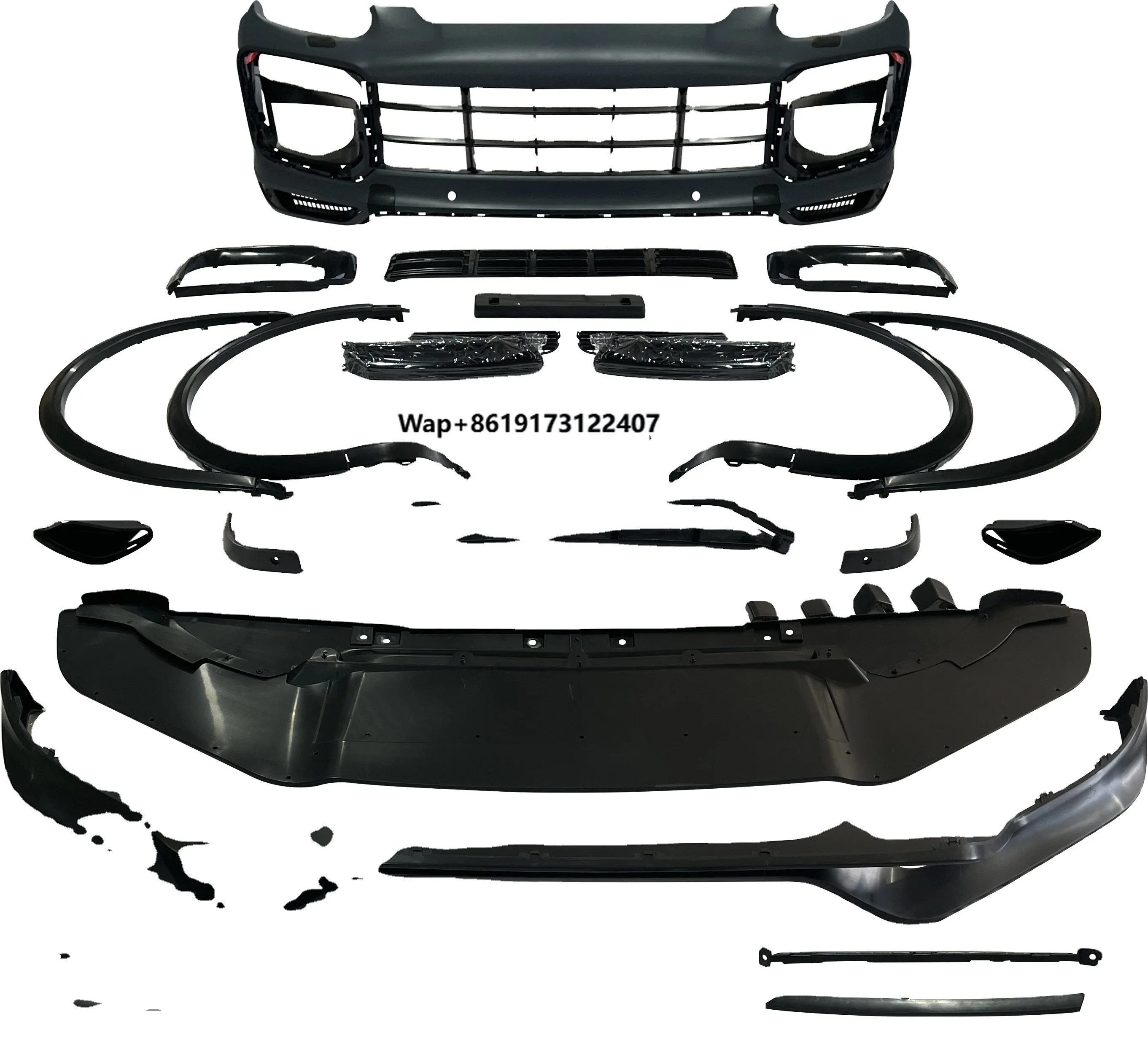 For 2011-2014 Upgrade Bodykit 2018 Turbo Car Bumper Assy