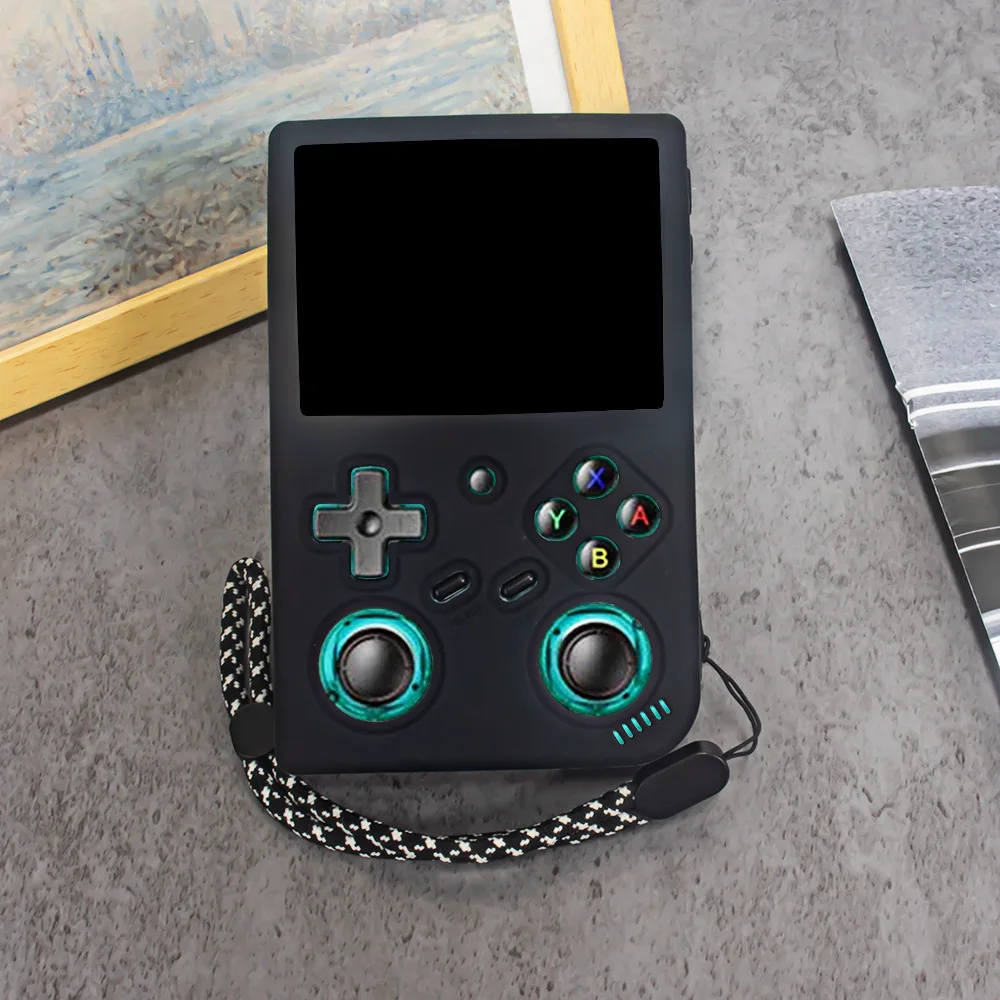 CoverJoy Silicone Case for ANBERNIC RG35XX Pro Anti Slip Shockproof Protective Cover with Retro Design Gaming Accessories - Image 3