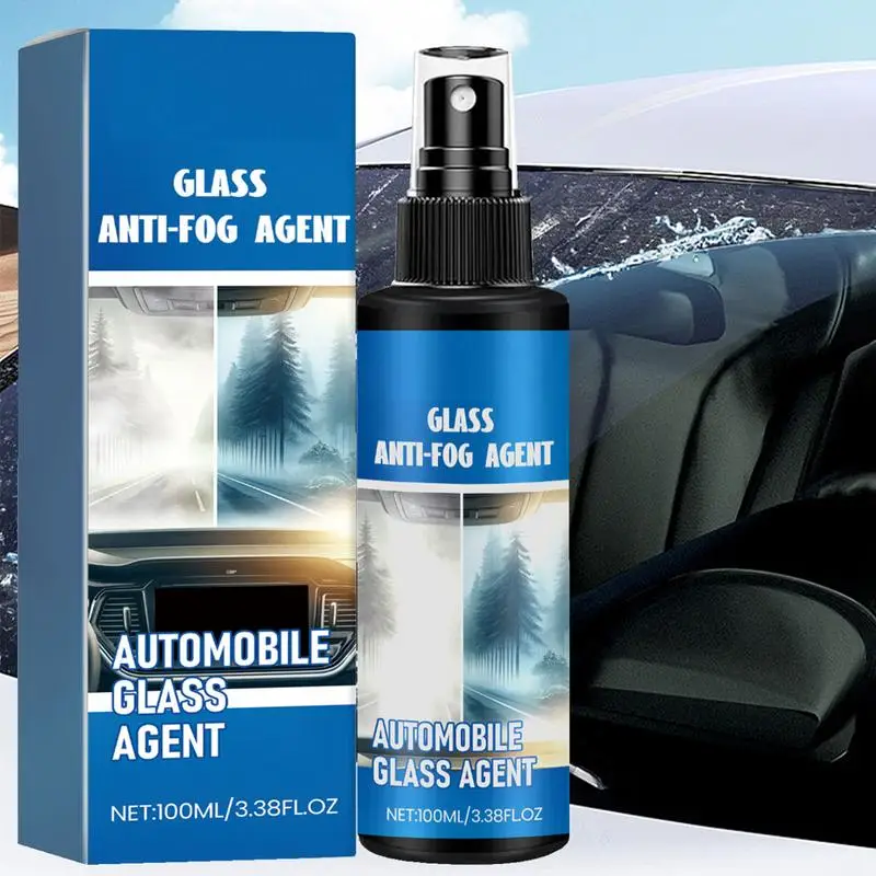 Oliefilm Reiniger Voor Auto 100Ml Auto Glazen Oliefilm Verwijderaar Auto Ruit Reiniger Water Vlekken Verwijderaar Auto Glas Polish & Olie Film