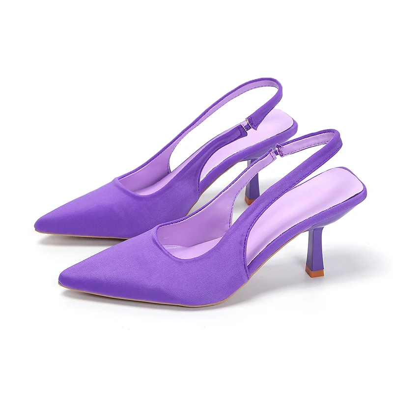 New Autumn Women's Shoes Fashion Women's Pumps Pointed Toe High Heels Shallow Women's Sandals image 6