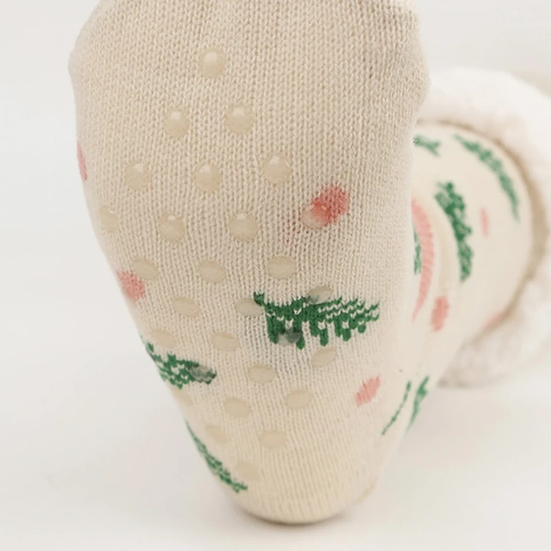 J15U مجموعة من 1 زوج من الجوارب القطنية والبوليستر للنساء الحوامل غير ملزمة الأصفاد الرطوبة فتل الشتاء الراحة الجوارب